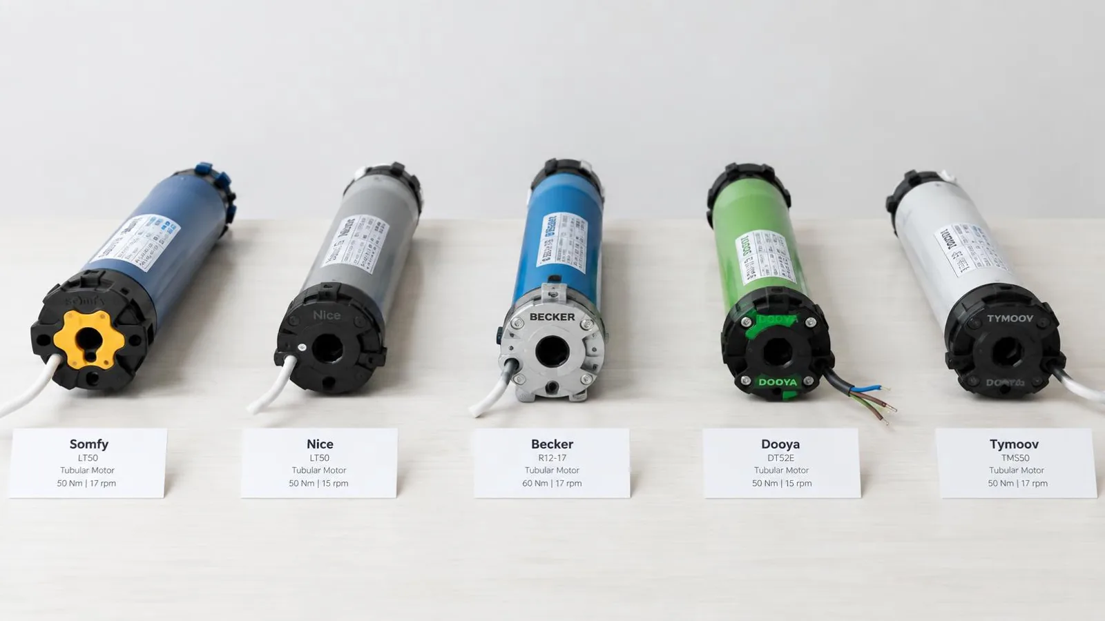Comparatif des marques de moteurs de volets roulants